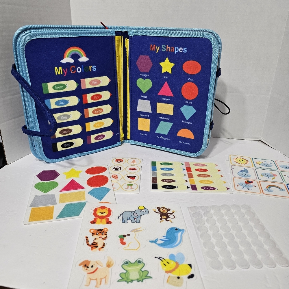 Kid's Felt Busy Board Booklet New